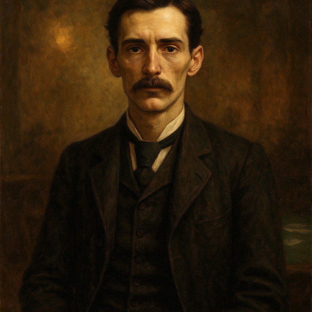 Portrait of Doc Holliday, dentist turned gambler and gunfighter