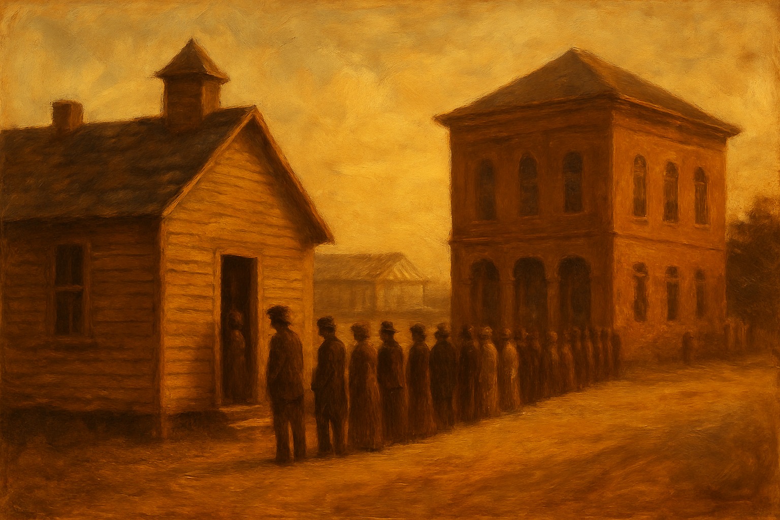 Atmospheric illustration of the Reconstruction era South