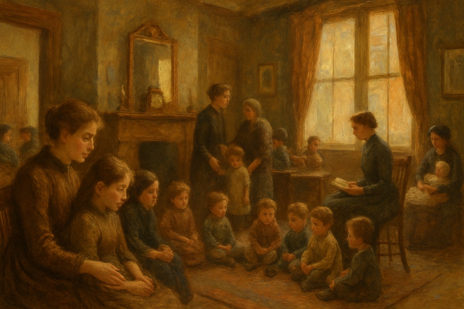A late 19th-century settlement house serving immigrant families, Hull House