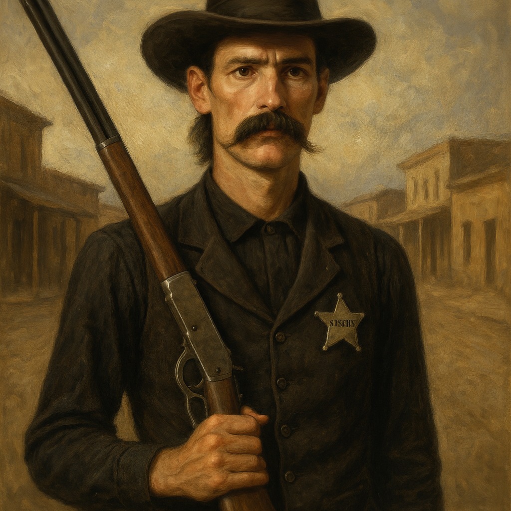 Portrait of Pat Garrett, the sheriff who killed Billy the Kid